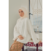 Kebaya Anom Top in Santan Cream